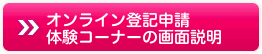 オンライン登記申請 体験コーナーの画面説明